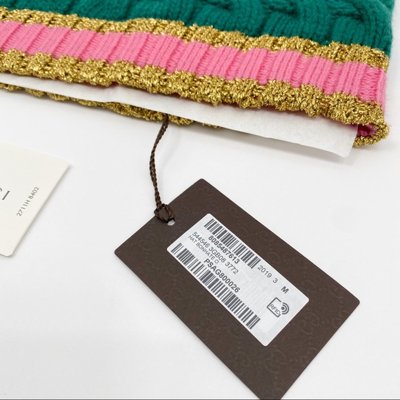 Gucci Bonhate Knit Hat 544546 3GB08 3772 - Picture 4 of 14